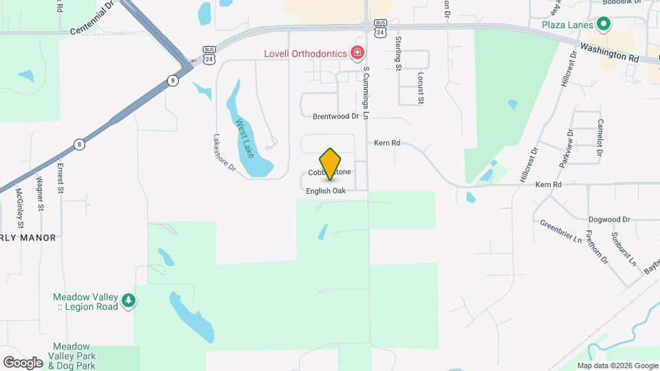 1919 English Oak Map and Location Details