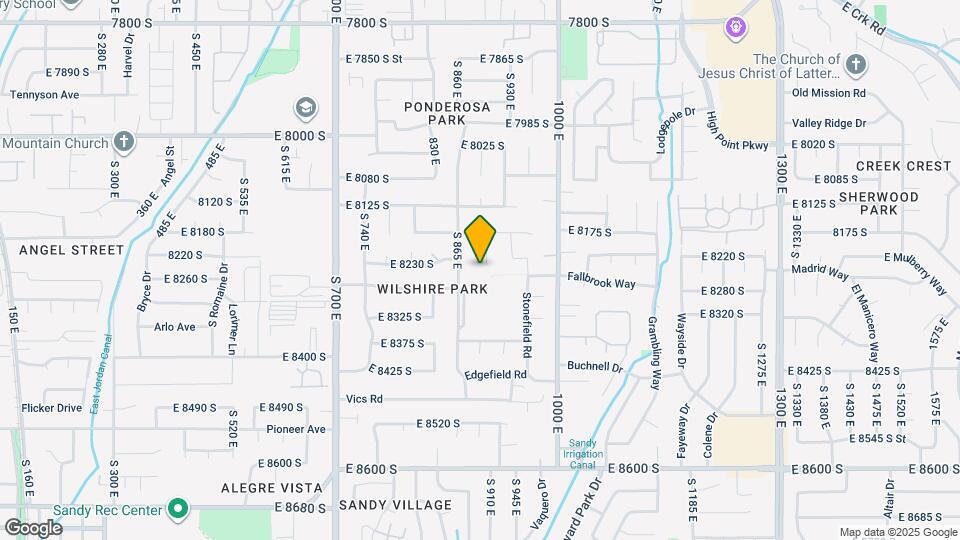 8240 S Marion View Cir, Unit 3 - Upstairs North Bedroom Map and Location Details