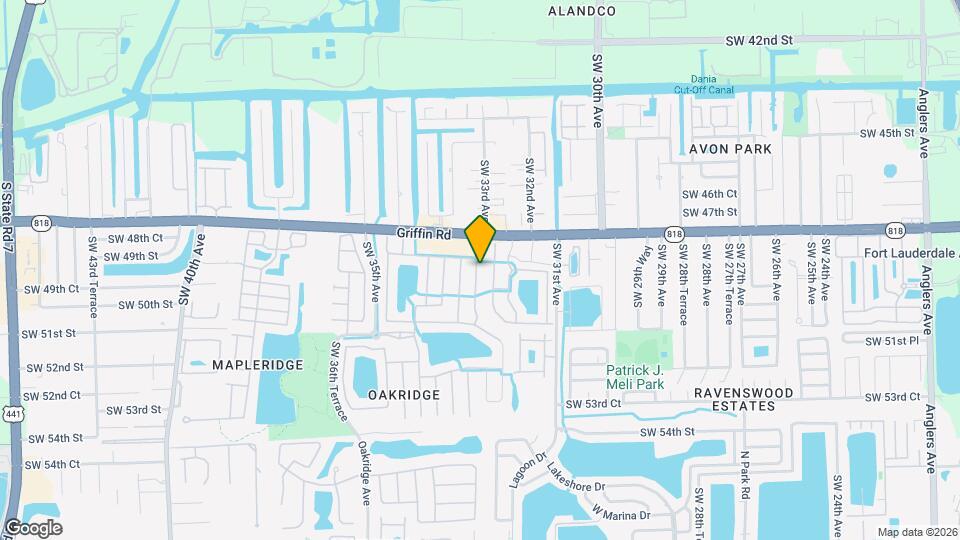 4912 SW 32nd Way Map and Location Details