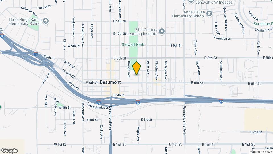 637 Maple Ave Map and Location Details