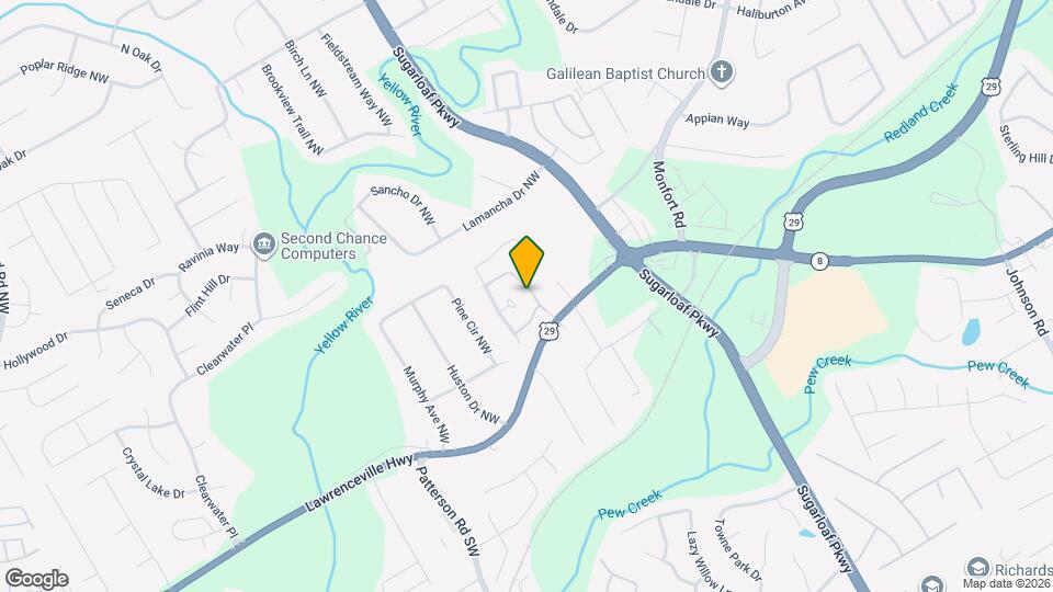 4240 Annlette Dr NW Map and Location Details