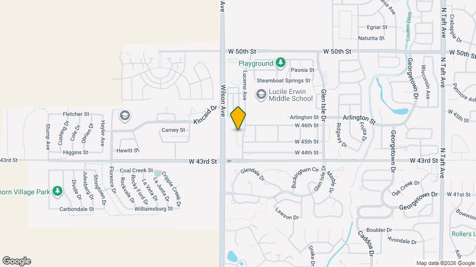 4565 Lucerne Ave Map and Location Details