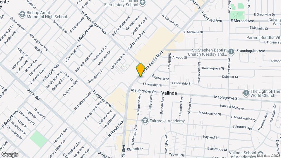 1514 N Hacienda Blvd Map and Location Details