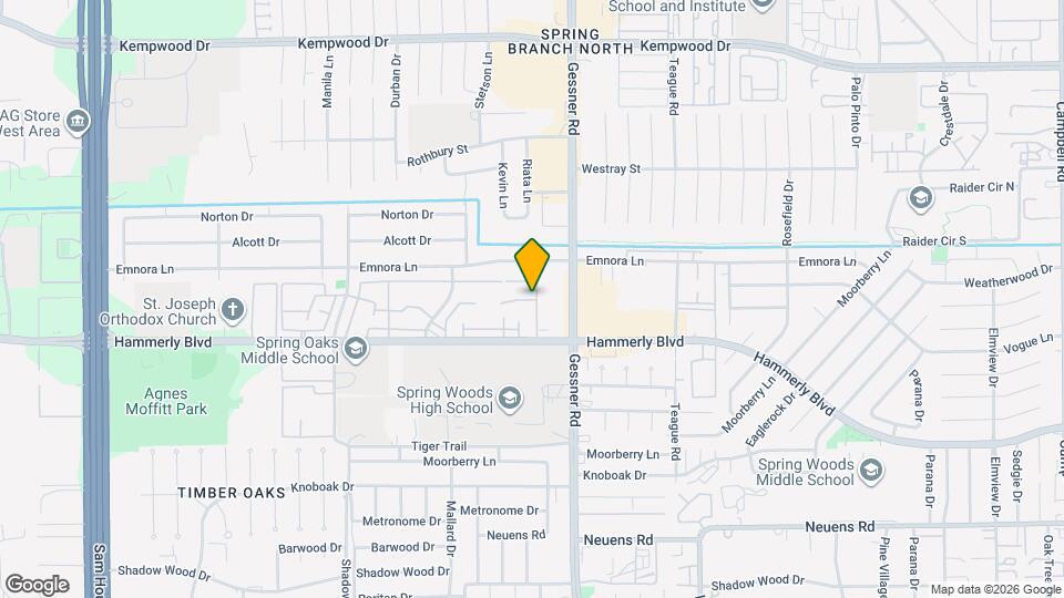 10254 Hammerly Blvd Map and Location Details