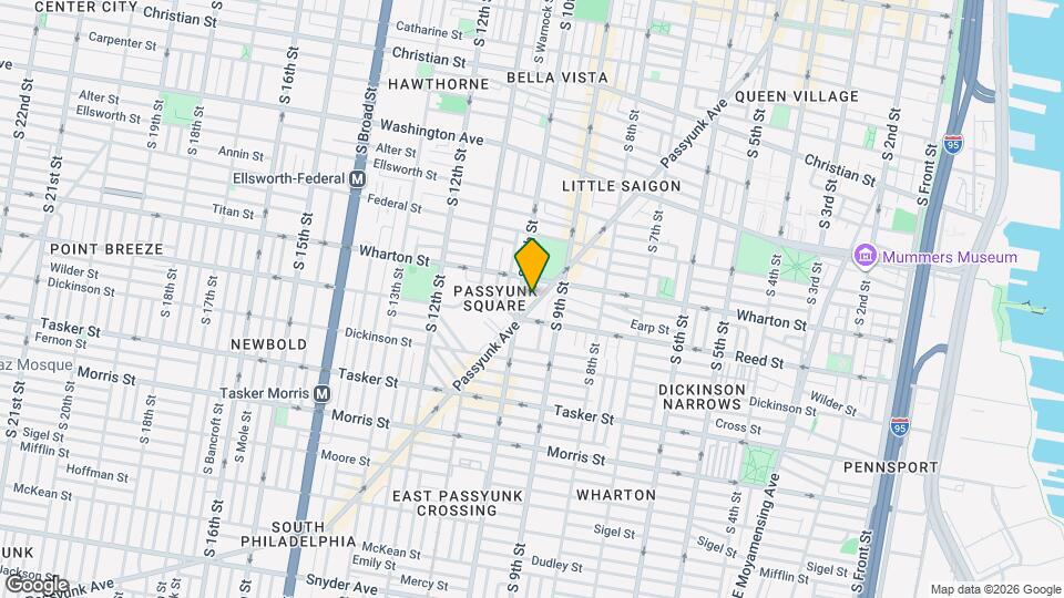 1334 Passyunk Ave Map and Location Details