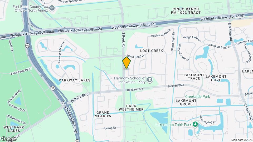 7418 Jacobs Well Dr Mapa y Detalles de la Ubicación