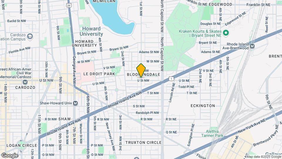 1937 1st St NW Map and Location Details
