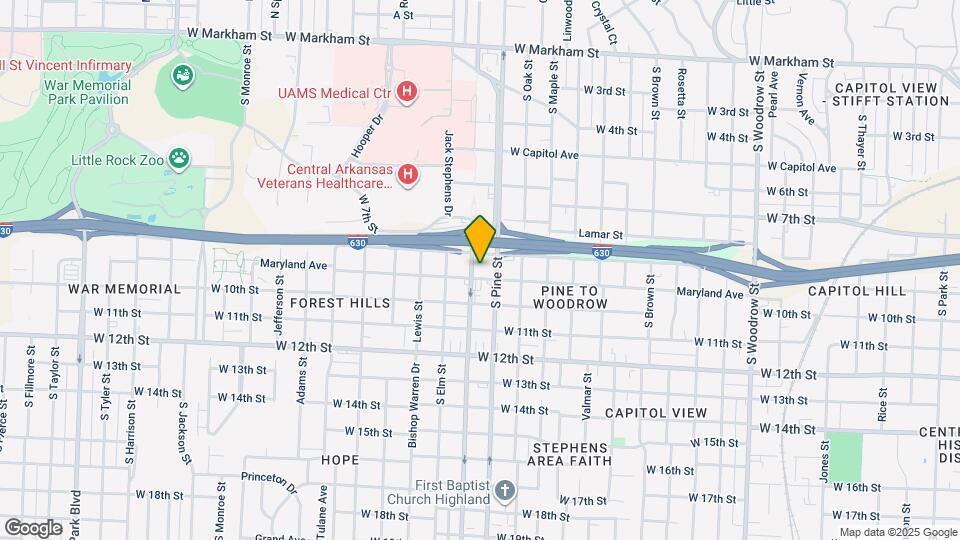 3915 W 8th St Map and Location Details