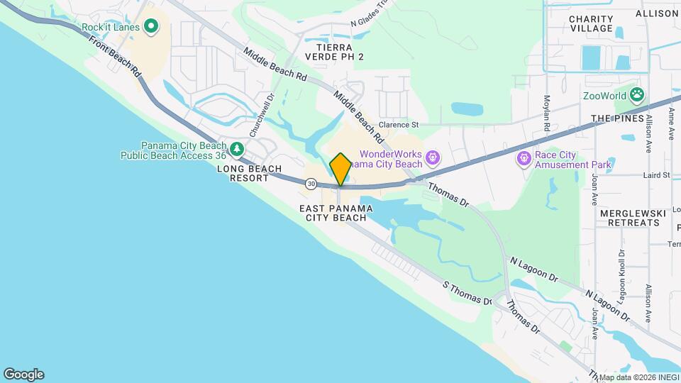 9896 S Thomas Dr Map and Location Details