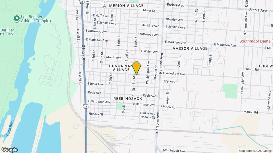 287 E Woodrow Ave Map and Location Details