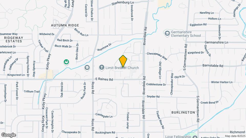 6856 Meadow Chase Ln Map and Location Details