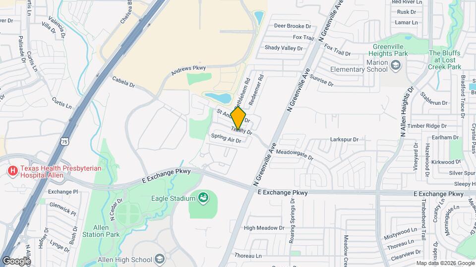 442 Trinity Dr Map and Location Details