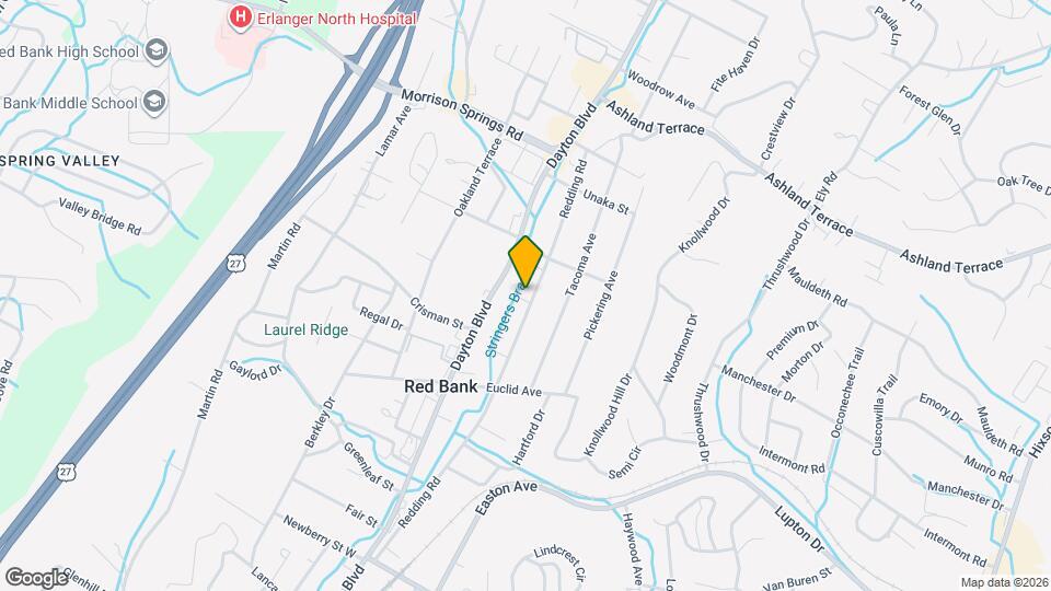 3703 Redding Rd Mapa y Detalles de la Ubicación