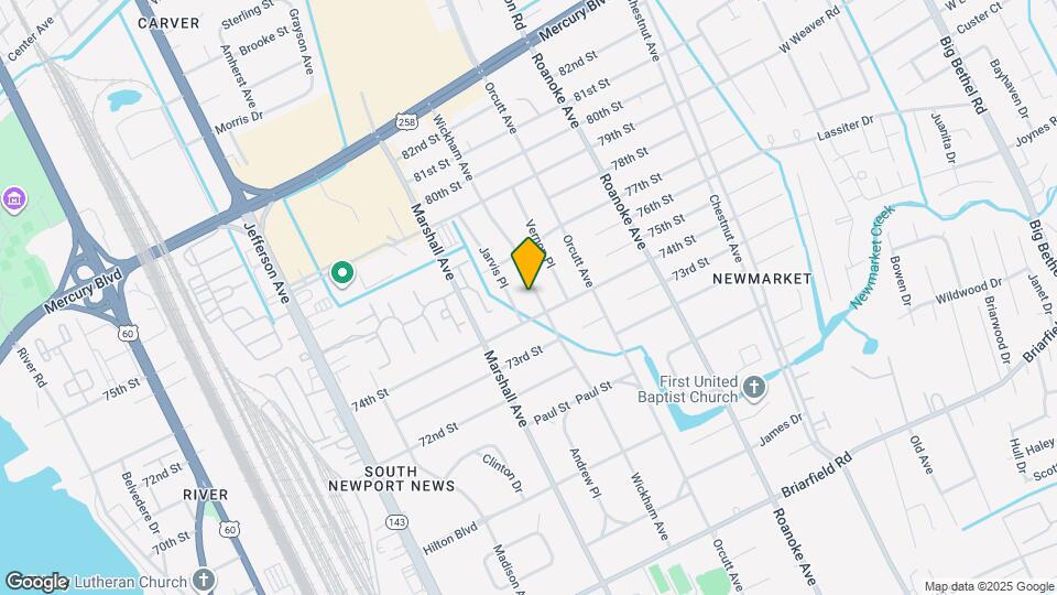 7405 Wickham Ave Map and Location Details