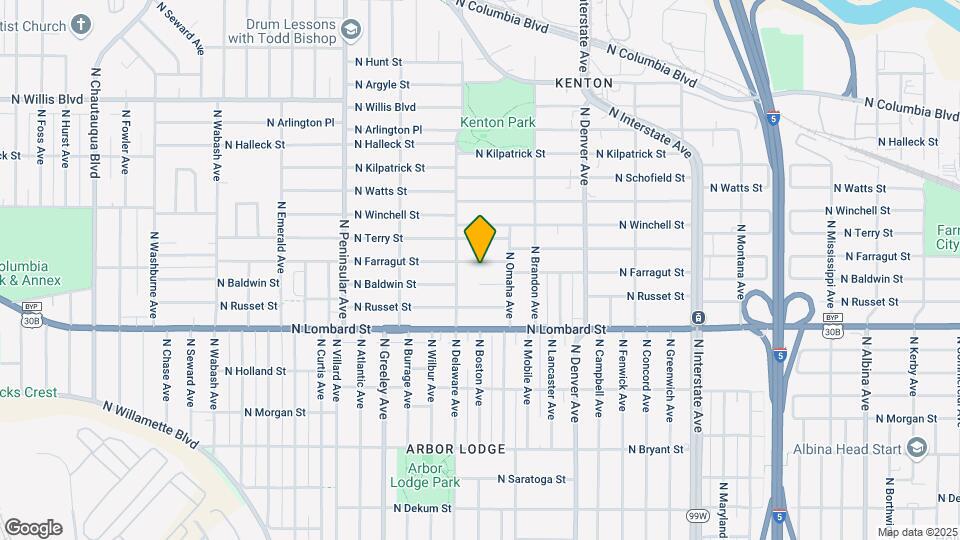 2408 N Farragut St Mapa y Detalles de la Ubicación