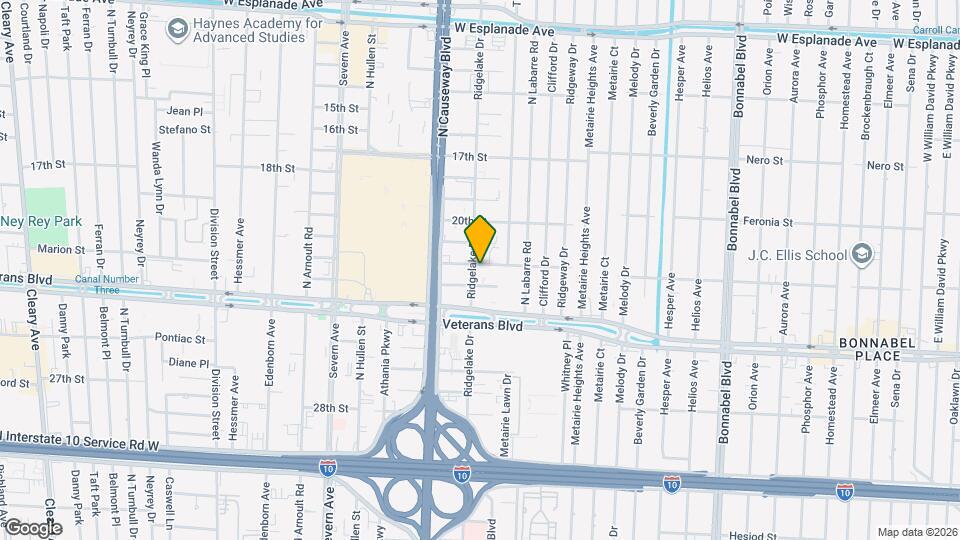 2955 Ridgelake Dr Map and Location Details