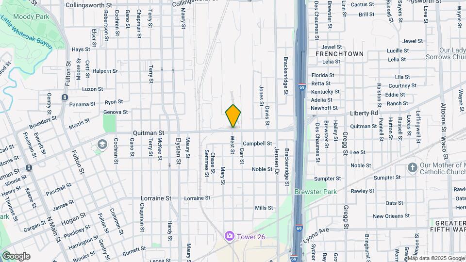 3031 West St Map and Location Details
