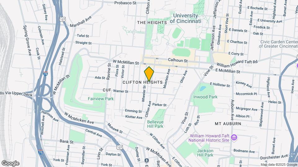 2361 W Clifton Ave Map and Location Details