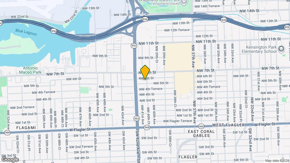 4051 NW 5th St Map and Location Details