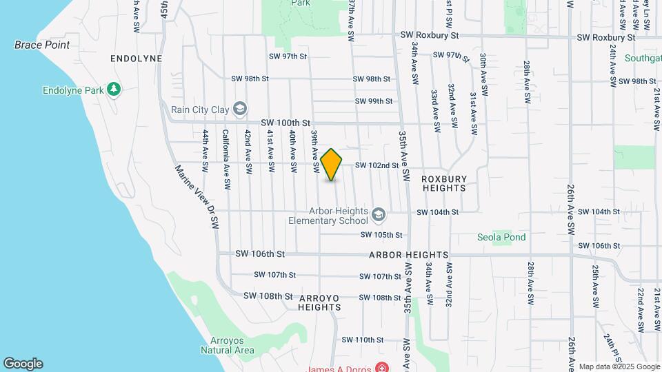 10229 38th Ave SW Map and Location Details