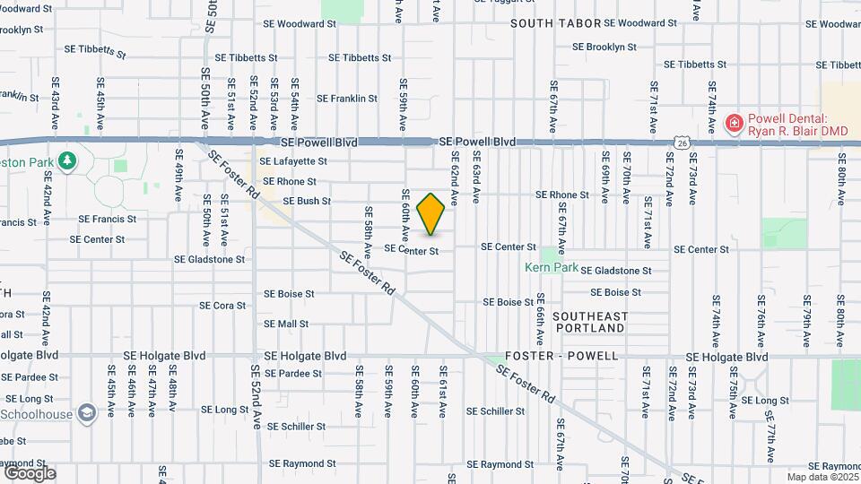 6039 SE Center St, Unit 6039 Map and Location Details