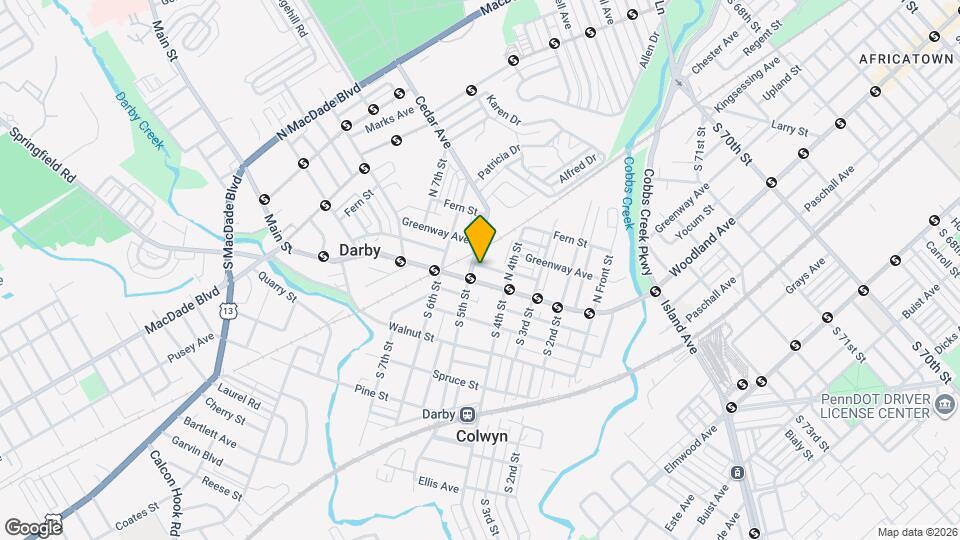 442 Darby Terrace Map and Location Details