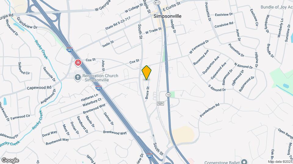 208 Roudwood Dr Map and Location Details