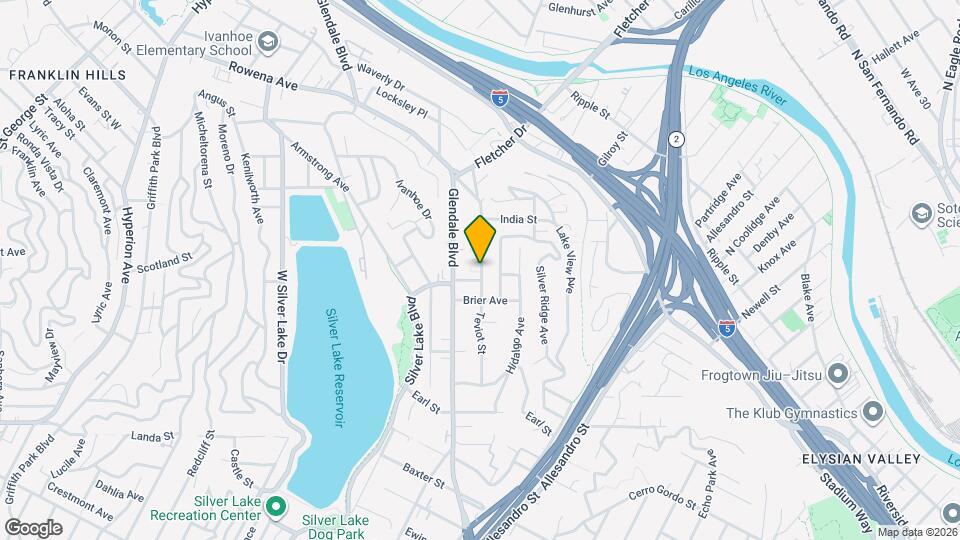 2425 Silver Lake Blvd Map and Location Details