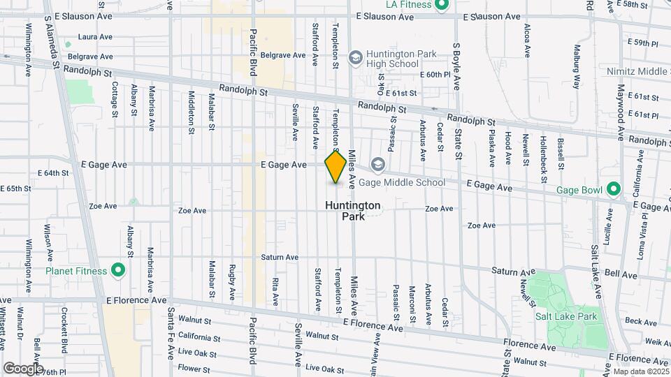 6445 Templeton St Map and Location Details