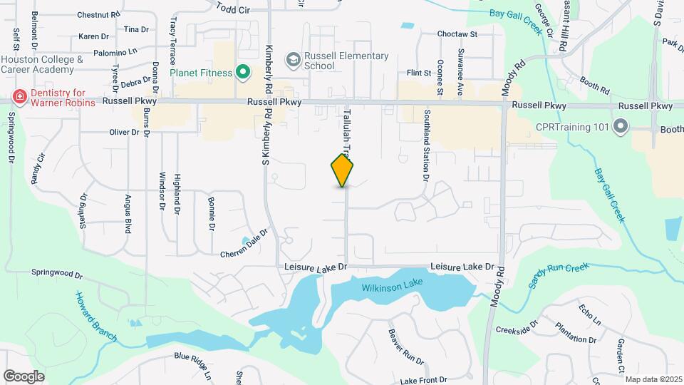 502 Tallulah Trail Map and Location Details