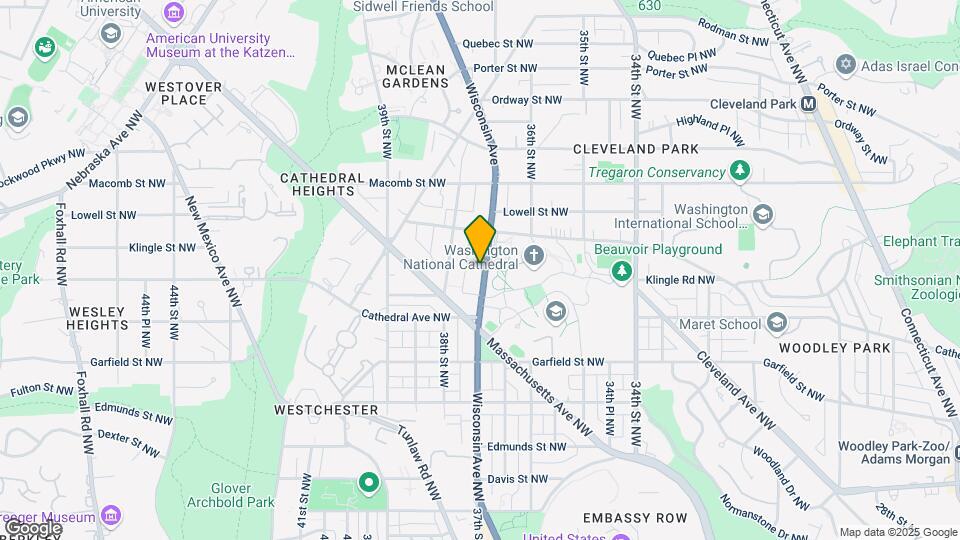 3100 Wisconsin Ave NW, Unit 101 Map and Location Details
