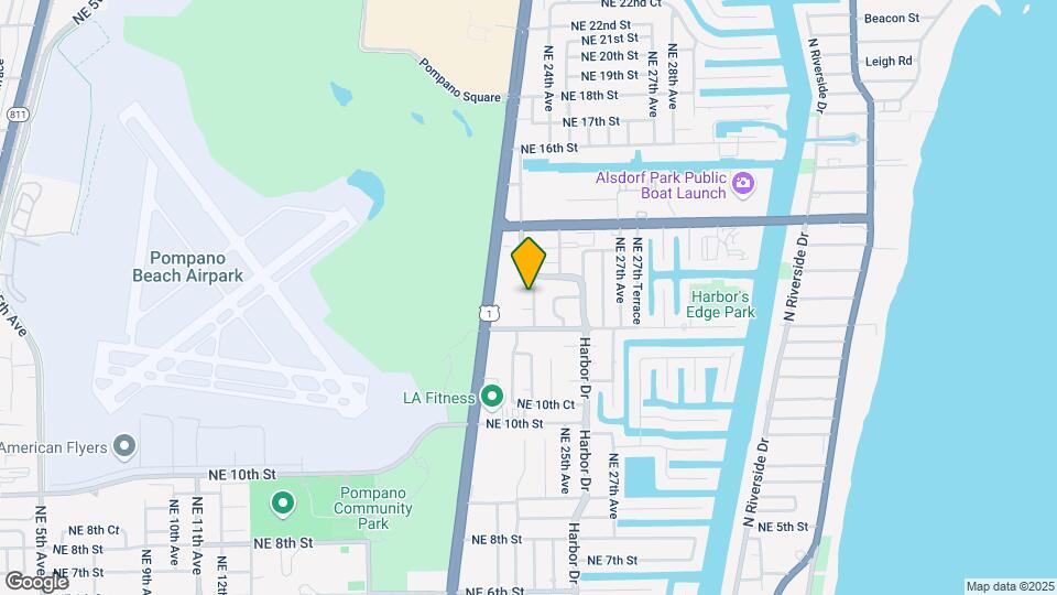 1243 NE 23rd Ave Map and Location Details