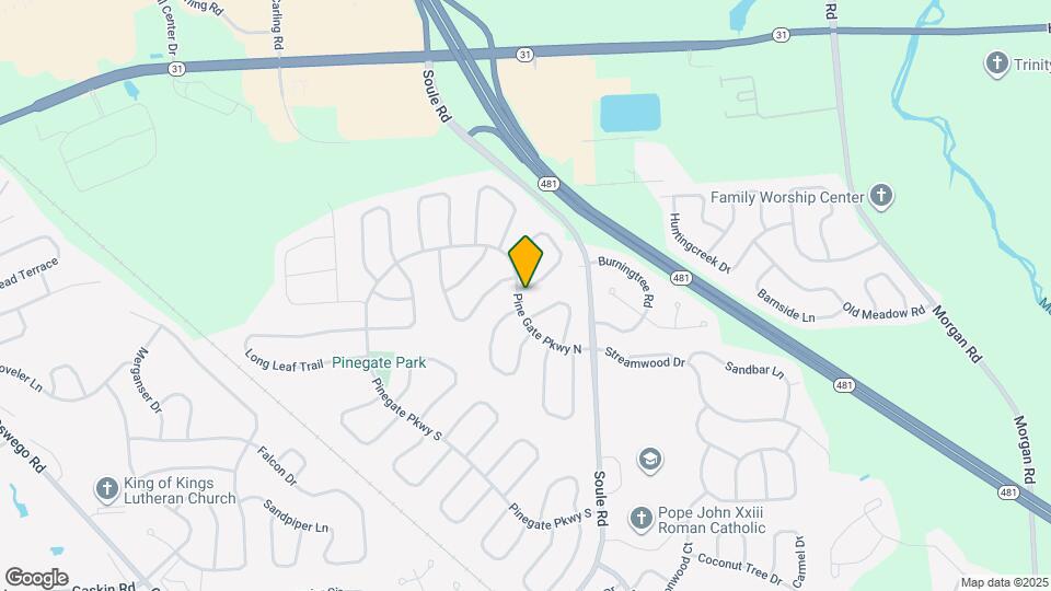 8439 Lace Bark Ln Map and Location Details