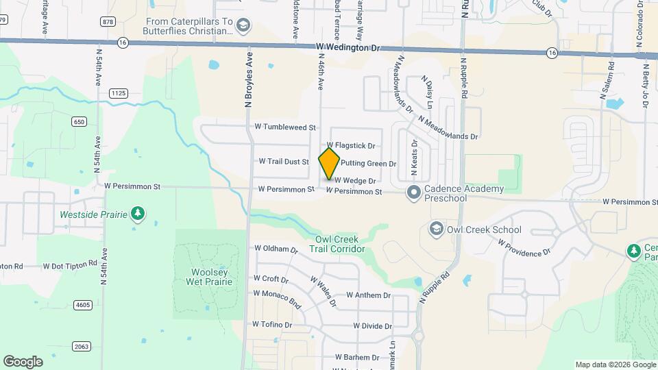 4555 W Wedge Dr Map and Location Details