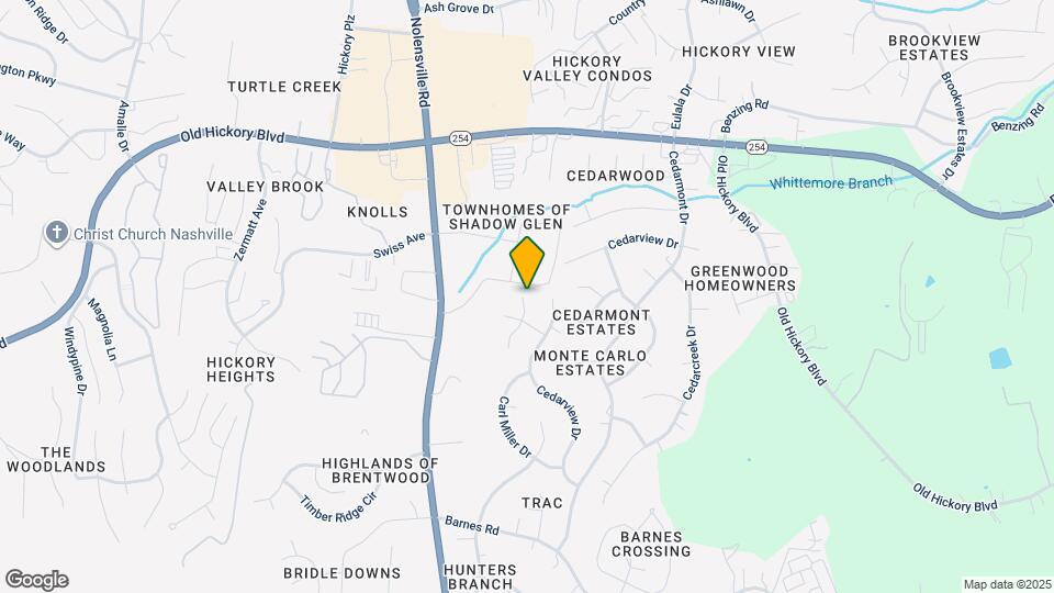 612 Cedarhill Ct Map and Location Details