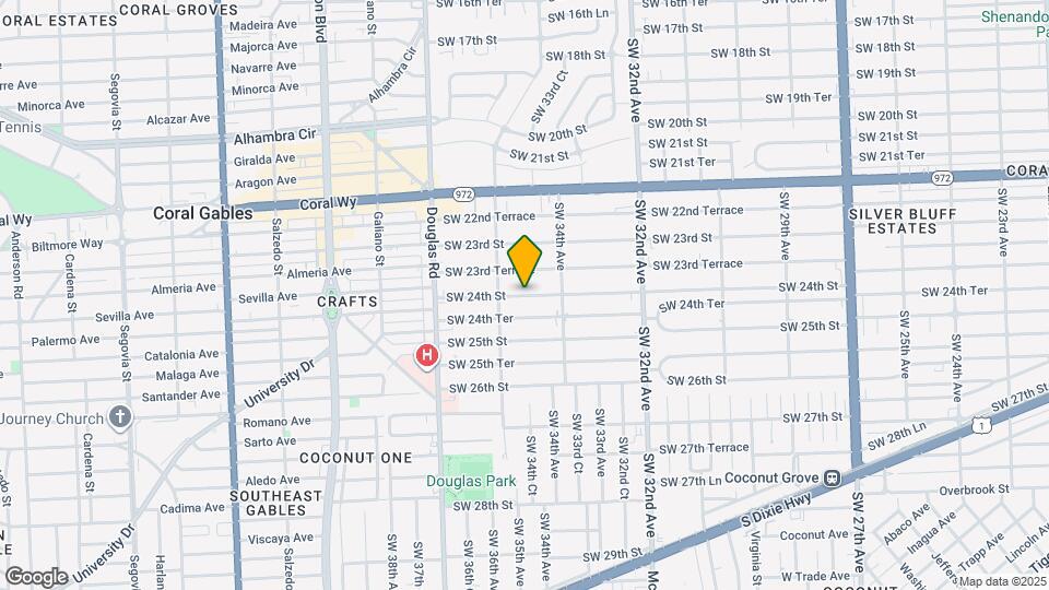 3503 SW 24th St Map and Location Details