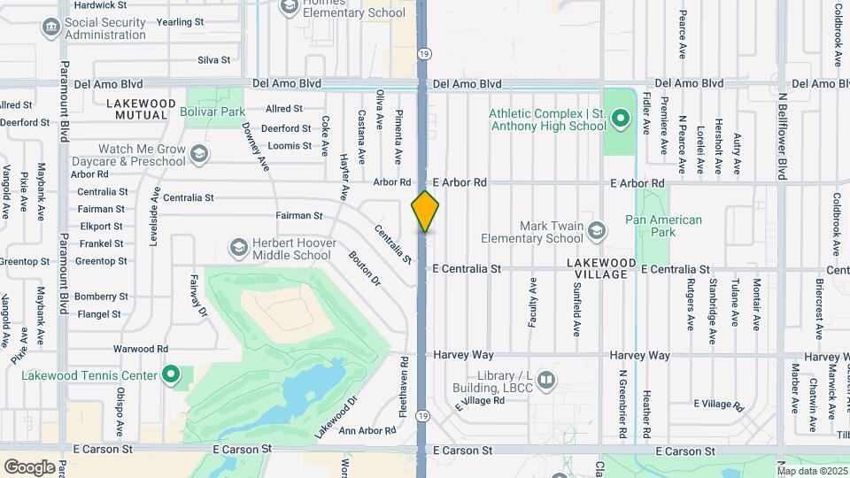 4552 N Lakewood Blvd Map and Location Details