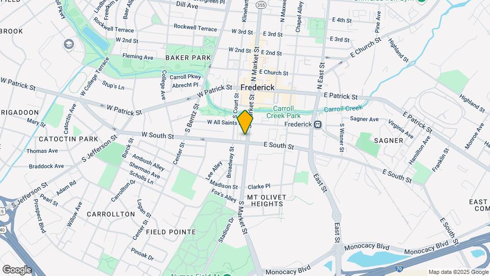 129 S Market St-Unit -A Map and Location Details