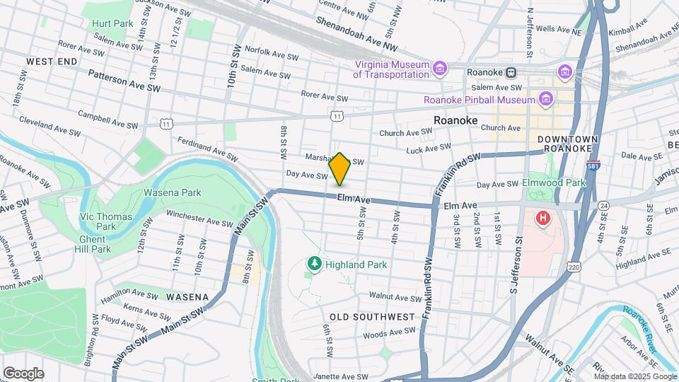 535 Elm Ave Map and Location Details