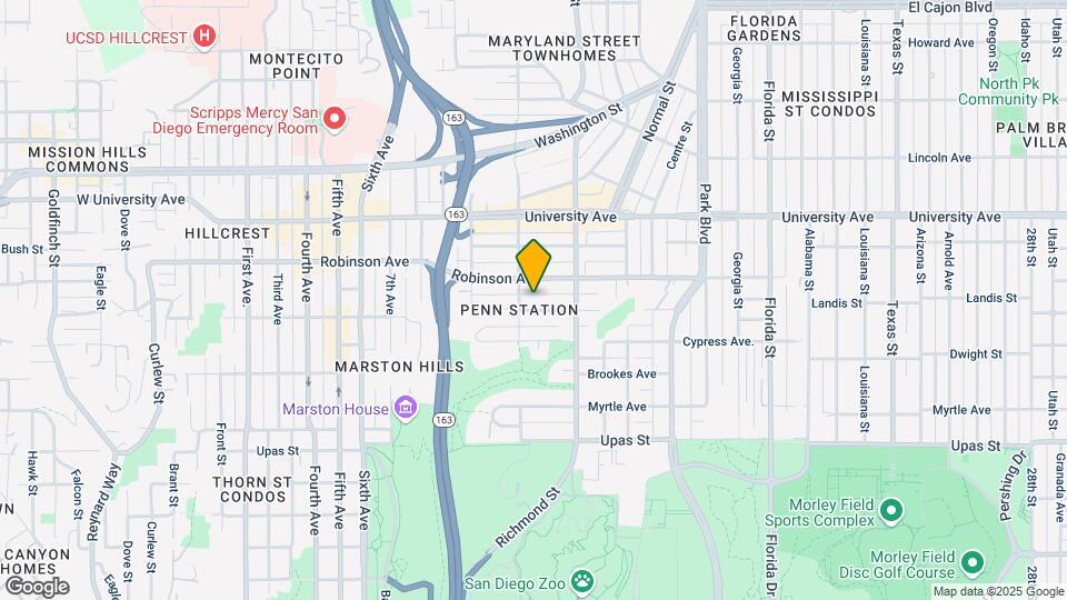 1224 Pennsylvania Ave Map and Location Details
