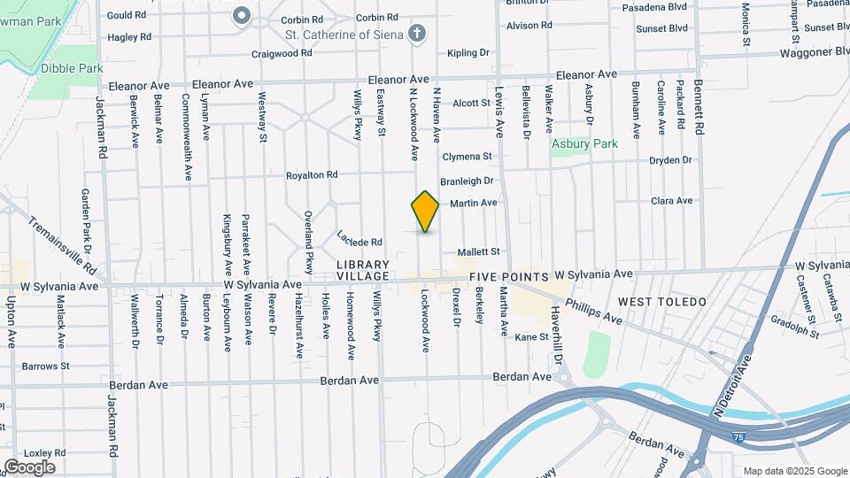 4118 N Lockwood Ave Map and Location Details