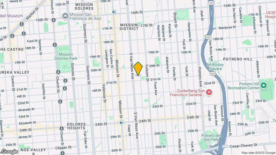 680 Shotwell St Map and Location Details