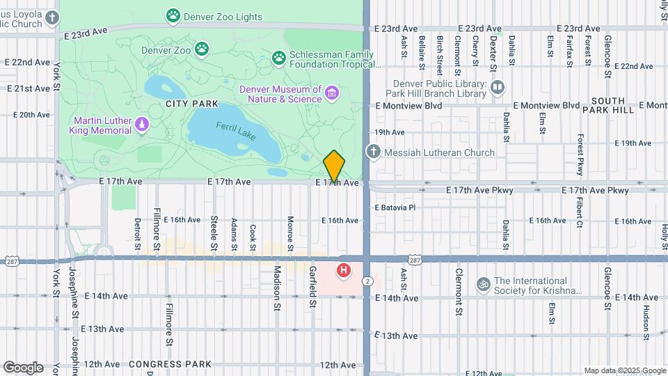 3810 E 17th Ave. Apartments Map and Location Details