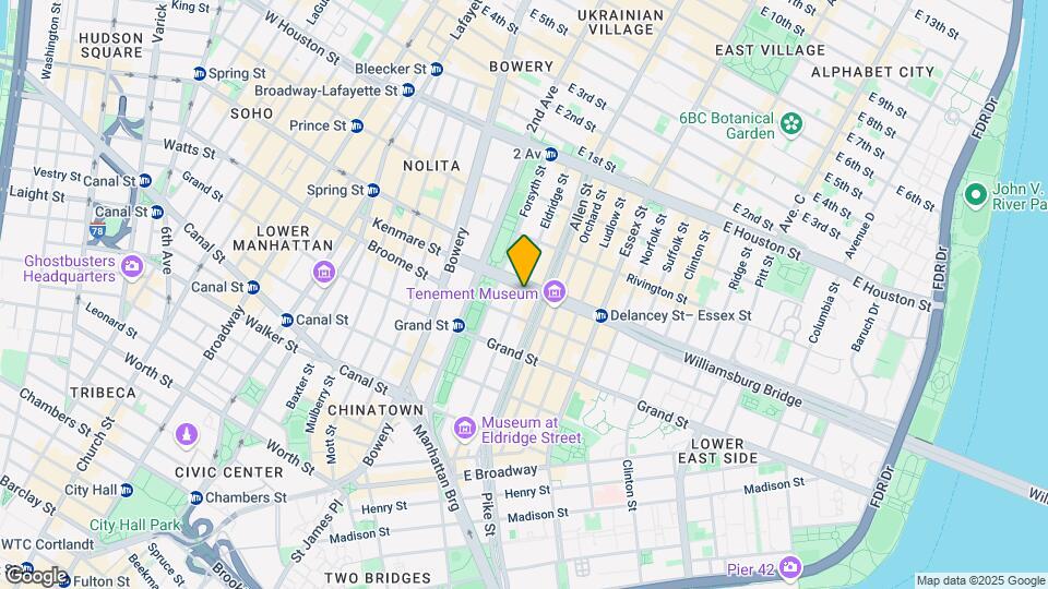 55-61 Delancey Street Map and Location Details