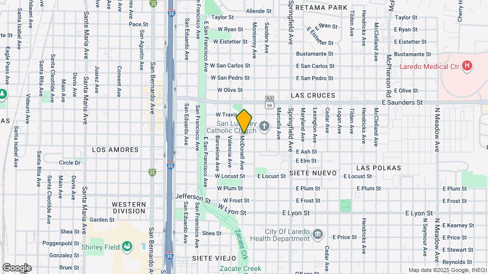 3501 McDonell Ave, Unit J Cruz Properties Map and Location Details