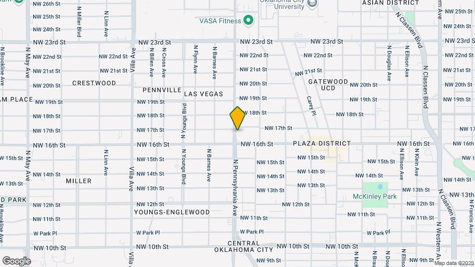 1712 N Pennsylvania Ave Map and Location Details