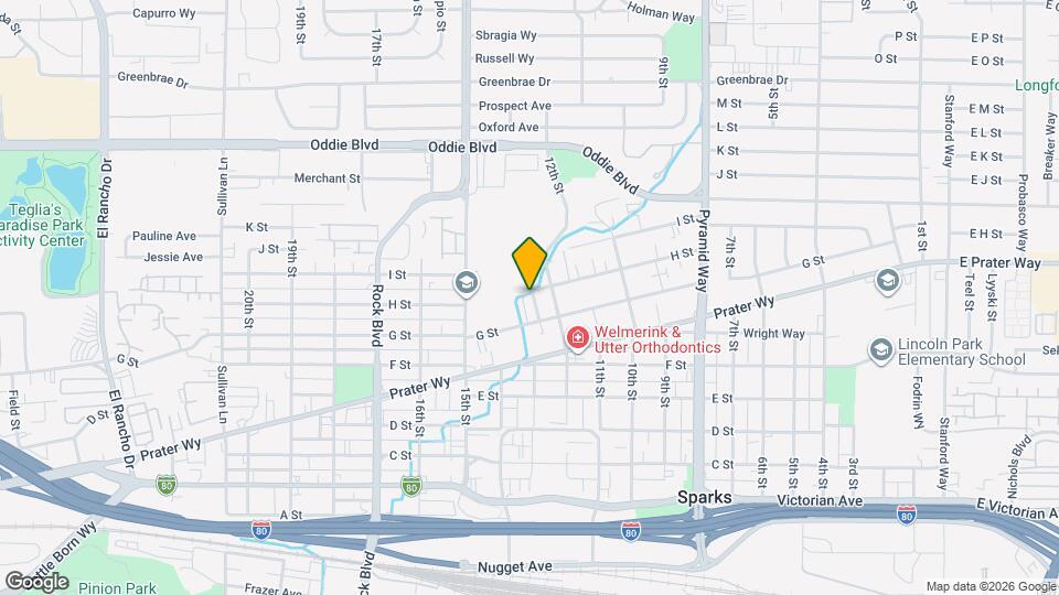 847 13th St Map and Location Details