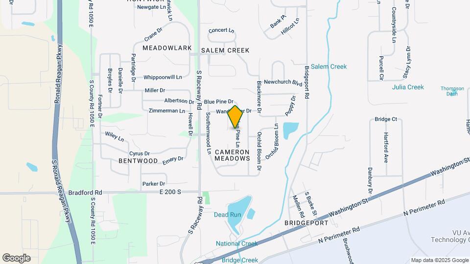 1912 Blue Pine Ln Map and Location Details
