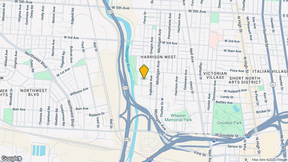 962 Perry St Map and Location Details