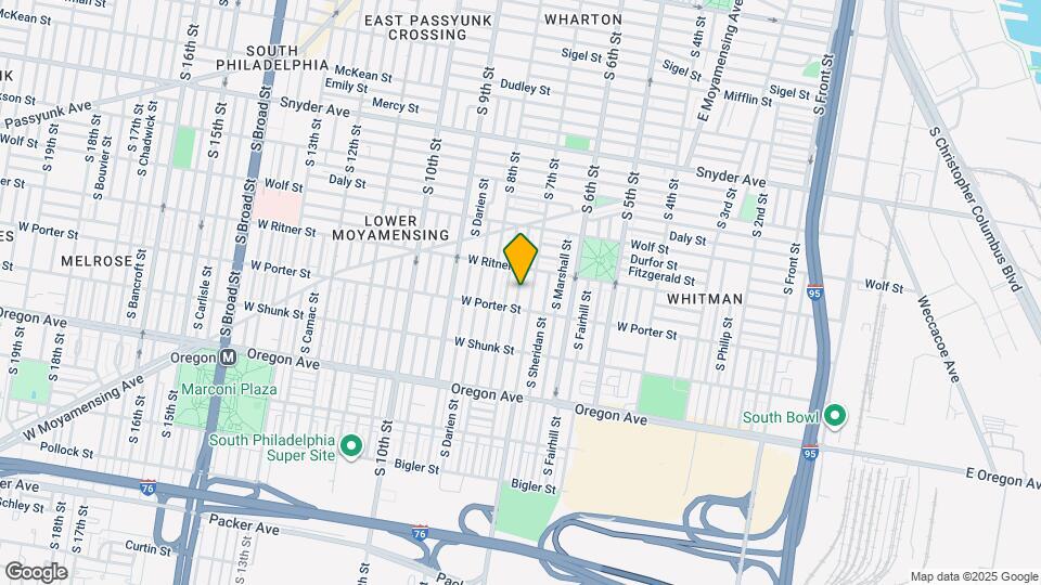 2433 S Beulah St Map and Location Details